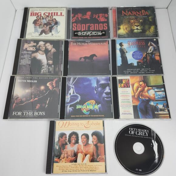 CD Lot Of 11 Soundtracks Space Jam Narnia Sopranos Big Chill Mambo Kings - Picture 1 of 11